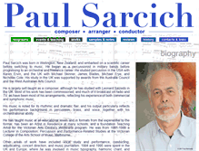 Tablet Screenshot of paulsarcich.com